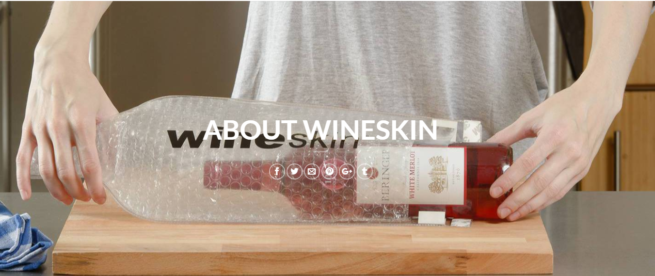 16 awesome travel gifts | Wine Skin, for the winelover in your life!