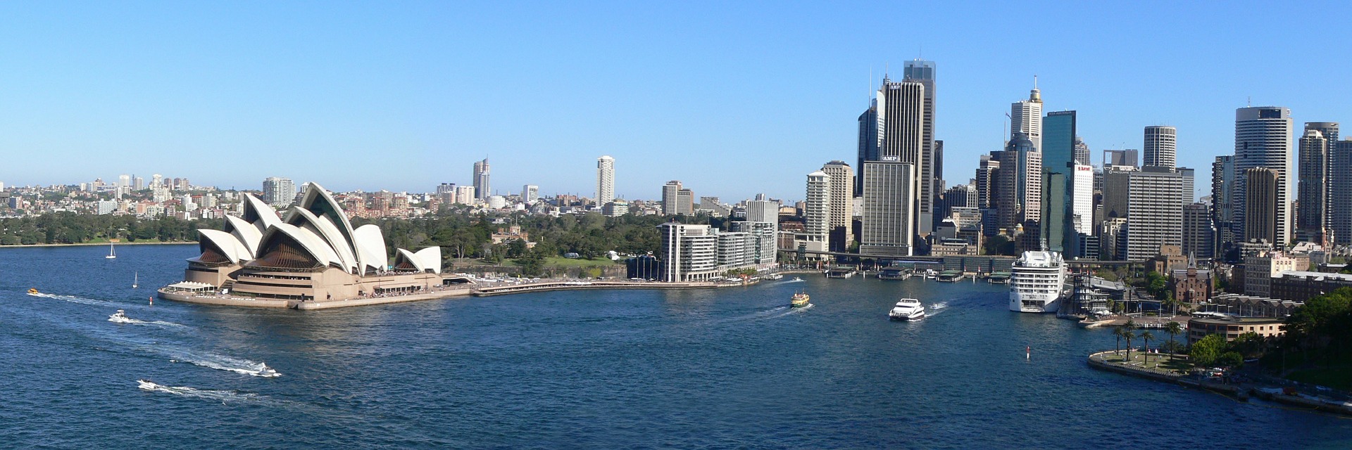 Sydney, Australia Travel Guide | Panoramic View of Sydney Harbor, including Sydney Opera House